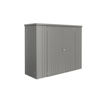 Biohort redskabsrum str. 230 kvartsgrå metallic 1,73 m²