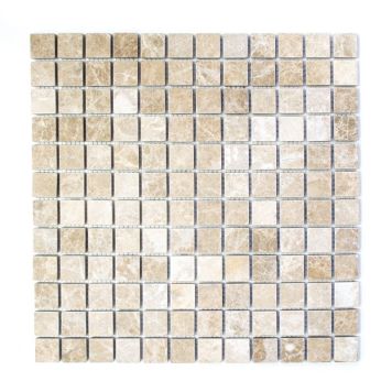 Mosaik Emperador natursten beige 30,5 x 30,5 cm