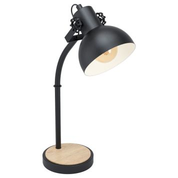 Eglo bordlampe Lubenham sort E27 28W 57 cm