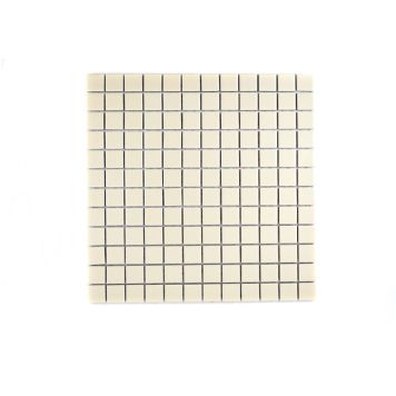 Mosaik Uni porcelæn beige blank 29,8 x 29,8 cm