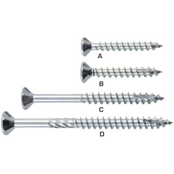 Spunskrue 5,0x120mm 8 stk