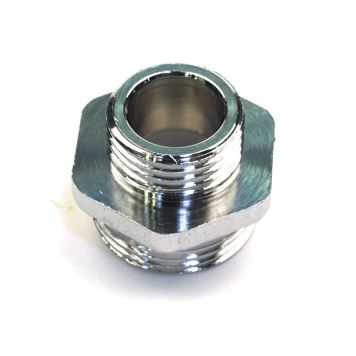 Brystnippel forkromet 3/4-1/2"