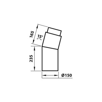 Aduro bøjning 15° sort