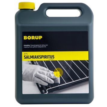 Borup salmiakspiritus 25 procent 5 l