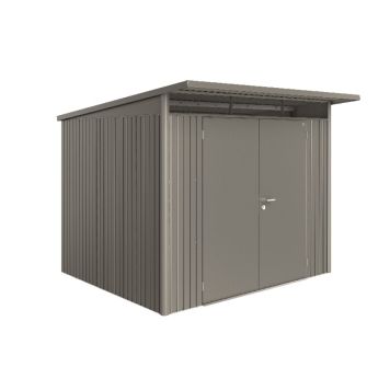 Biohort redskabsskur Avantgarde A6 k.grå metallic dobbelt dør