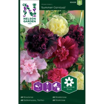 Nelson Garden frøblanding stokrose 'Summer Carnival'