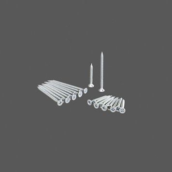 Elfa Lumi skruer til konsoller 3,5x32/51mm 10+10 stk.