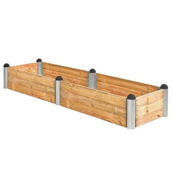 Plus højbed Pipe lærk 270 x 80 x 36 cm