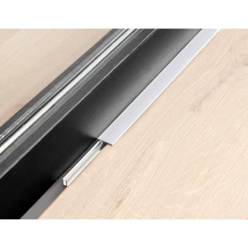 Alloc afslutningsliste aluminium 2000x21x10 mm