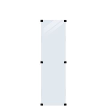 Plus glashegn hærdet klar 55,4x176 cm 