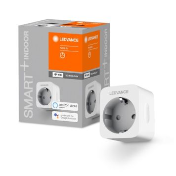 Ledvance Smart+ Plug med energimåler WiFi EU hvid