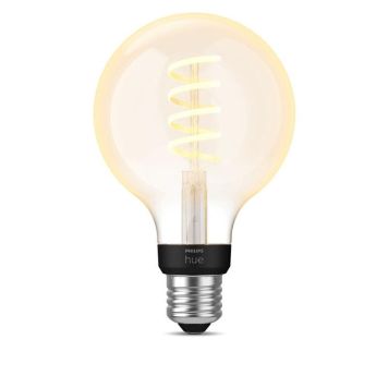 Philips Hue globepære Filament White Ambiance G93 E27 7W