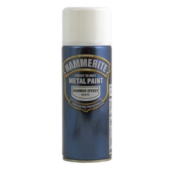 Hammerite metalmaling effektspray Hammer hvid 400 ml