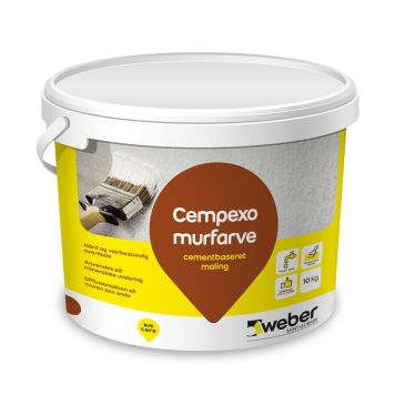 Weber murfarve Cempexo hvid 10 kg