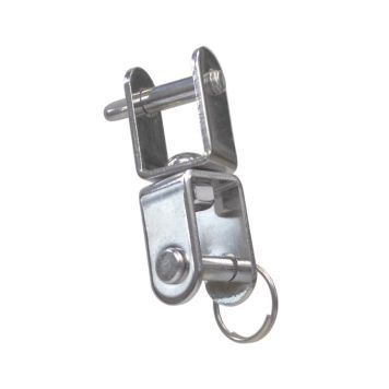 Marinetech hvirvelsjækkel flad rustfri stål 47x12mm