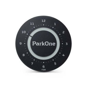 ParkOne 2 parkeringsskive carbon sort