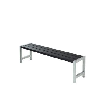 Plus plankebænk sort 176 cm