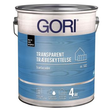 Gori transparent træbeskyttelse 502 base 30 4,5 L