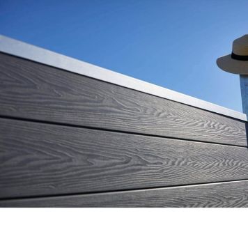 Glyngøre hegn komposit grå 1893x1400 mm