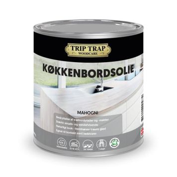 Trip Trap køkkenbordsolie mahogni 0,75 L