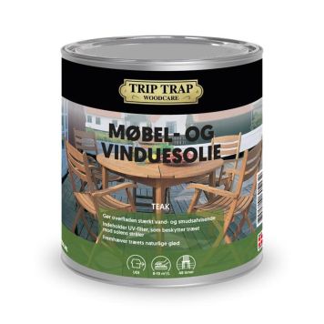 Trip Trap møbel- og vinduesolie teak 0,75 L