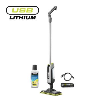 Ryobi spraymoppesæt USB Lithium RSM4-120 m/batteri & lader