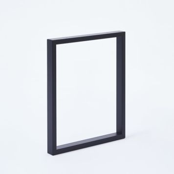 Bordben rektangulær 110x59 cm sort