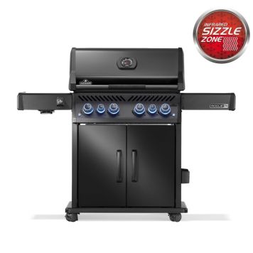 Napoleon gasgrill Rogue Pro-S 525 mat sort 4 brændere inkl. Sizzle Zone