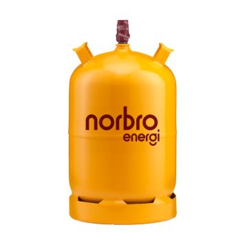 Norbro energi gasflaske gul 11 kg ombytning