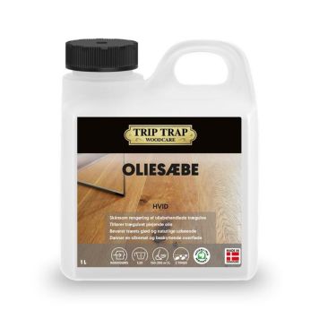 Trip Trap oliesæbe hvid 1 liter