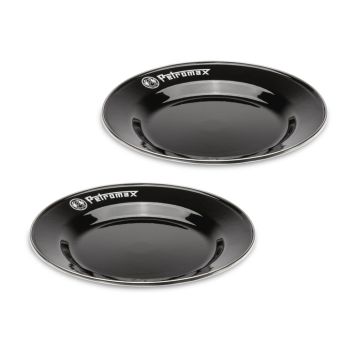 Petromax skål stål emaljeret sort Ø22,5 cm 2 stk.
