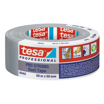 Tesa Pro Strong lærredstape grå 50 m x 50 mm