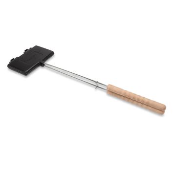 Petromax vaffeljern til bål & grill støbejern/træ