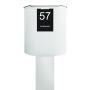 Mefa postkasse UFO 650 hvid