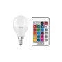 Osram LED kronepære Retrofit Classic P E14 5,5 W RGB inkl. fjernbetjening