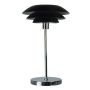 Dyberg Larsen DL31 bordlampe krom/sort metal 50 cm