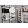 Wenko teleskopsystem t/garderobe Herkules Duo hvid