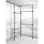 Wenko teleskopsystem t/garderobe Herkules Duo sort