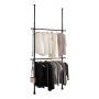 Wenko teleskopsystem t/garderobe Herkules Basic sort