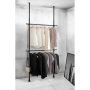 Wenko teleskopsystem t/garderobe Herkules Basic sort