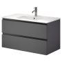 Camden badmøbelsæt Integrated grå 90 cm