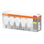 Osram LED-pære Classic A E27 9 W 5 stk.