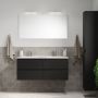 Camden badmøbelsæt Integrated dobbelt sort 120 cm