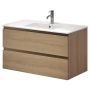 Camden badmøbelsæt Integrated egetræ 90 cm