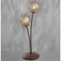 Paul Neuhaus bordlampe Greta rust/guld 2xG9