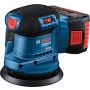 Bosch Professional excentersliber GEX 185-LI 125 Solo u/batteri & lader