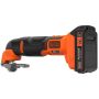 Black & Decker akku multiværktøj BDCOS18D1K-QW 18V inkl. batteri, lader, kuffert og tilbehør  