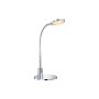 LED-bordlampe krom Pegasi 41 cm - Globo