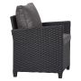 Sunfun loungestol Daisy polyrattan sort