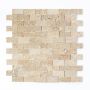 Mosaik Noce natursten brun 3D 30,5 x 29,0 cm